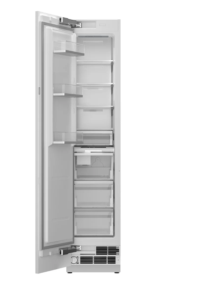 Ⓜ️🔵🔵🔵 BERTAZZONI RFZ45S5FPLS - Colonna Freezer, Incasso, Panel Ready, Serie Master, 45 cm, Display LED, 4 Cassetti + 3 Ripiani