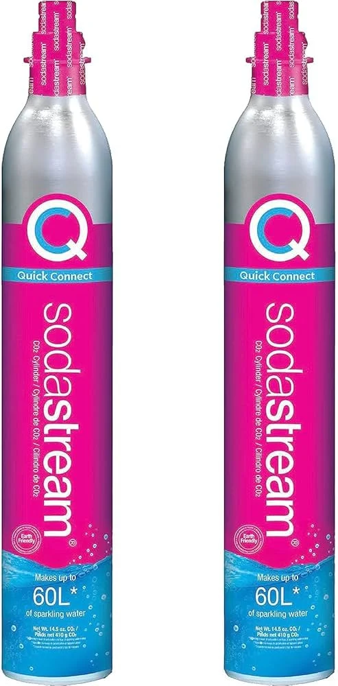 SODASTREAM Cilindro CO2 2270175 Quick Connect per DUO e TERRA, Fucsia, 60L