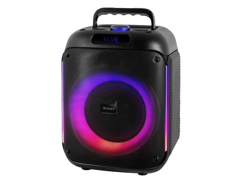 Trevi XFest XF 215 KB Altoparlante Wireless 60W Nero USB MicroSD TWS