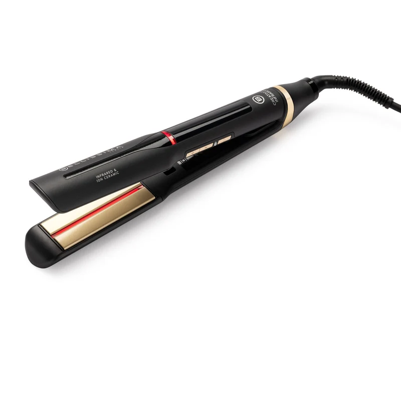 Bellissima Creativity Infrared Piastra Capelli Nera con Tecnologia Ion Ceramic