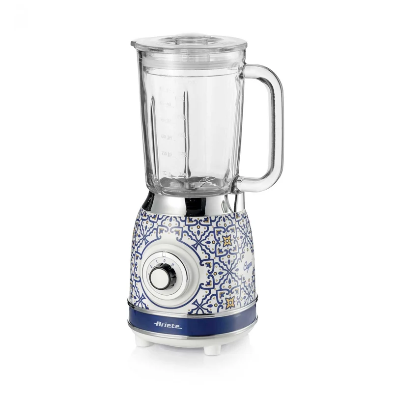 Ariete Frullatore Capri 583 Blu 1.5L 1000W 4 Lame - Elettrodomestico da Cucina