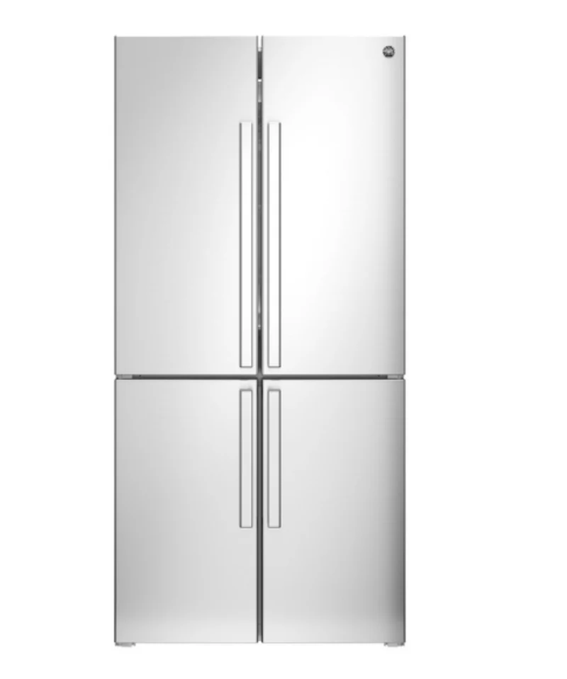 Ⓜ️🔵🔵🔵 BERTAZZONI RCD84F4FXNC/24 + 901600 - Frigorifero Cross Door, Libera Installazione, 84 cm, Acciaio Inox, Serie Professional, PureBreeze UV, 321L Frigorifero, 166L Congelatore, Nuova Classe E