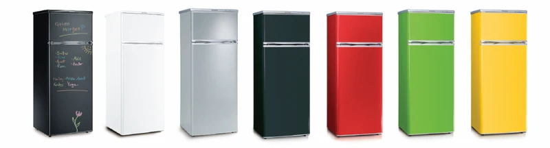 Ⓜ️🔵🔵🔵 SEVERIN KS 8785 - Frigorifero doppia porta, ROSSO, 212 litri, 55 cm, A++