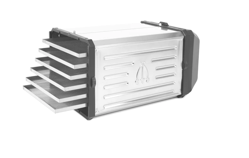Ⓜ️🔵🔵🔵 Tre Spade ATACAMA PRO DELUXE INOX - [📦🚨Spedizione immediata!🚚💨] Essiccatore, qualità professionale, 6 cassetti in acciaio inox, struttura in acciaio inox e nylon caricato, superficie totale 5.500 cm quadrati, Made in Italy