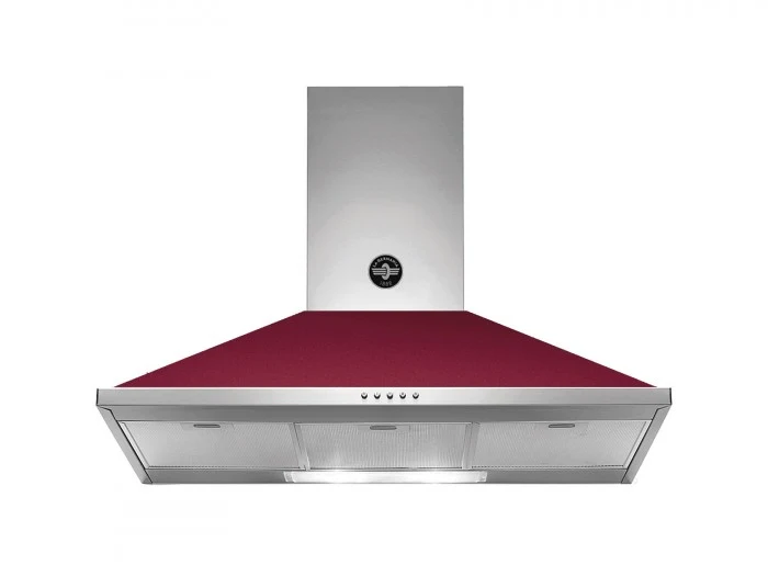 Ⓜ️🔵🔵🔵 LA GERMANIA KPL90PLAG1VIA - Cappa a parete, Bordo Basso, 90 cm, Vino Opaco, Serie Americana, Nuova Classe A