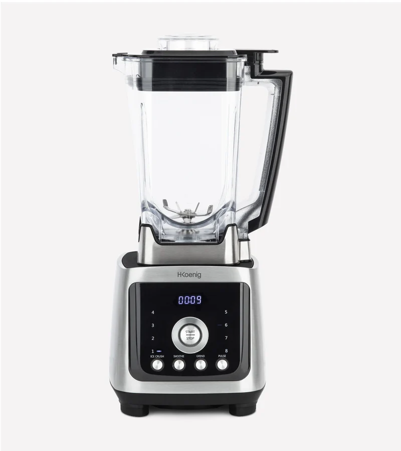 Ⓜ️🔵🔵🔵👌 H.Koenig MXH880 Power+ - Frullatore SUPERPOTENTE, tritaghiaccio, macinatutto, tritatutto, LAME ACCIAIO INOX, caraffa graduata da 2 litri in TRITAN