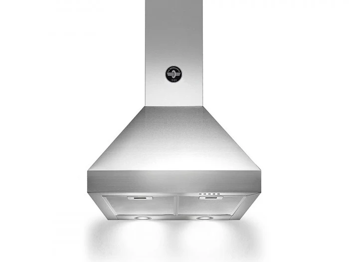 Ⓜ️🔵🔵🔵 LA GERMANIA K60AMHXA/19 - Cappa a parete, Bordo Alto, 60 cm, Acciaio Inox, Serie Americana, Nuova Classe A