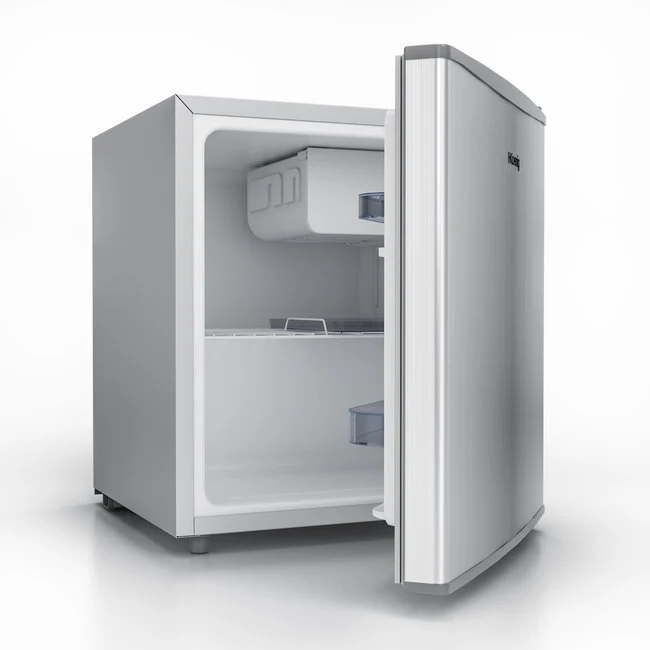 Ⓜ️🔵🔵🔵 H.Koenig FGX490 - Mini frigo COMPATTISSIMO con CELLETTA FREEZER, a posa libera, colore SILVER/ARGENTO, volume 45 litri, altezza 51 cm, Nuova classe energetica E