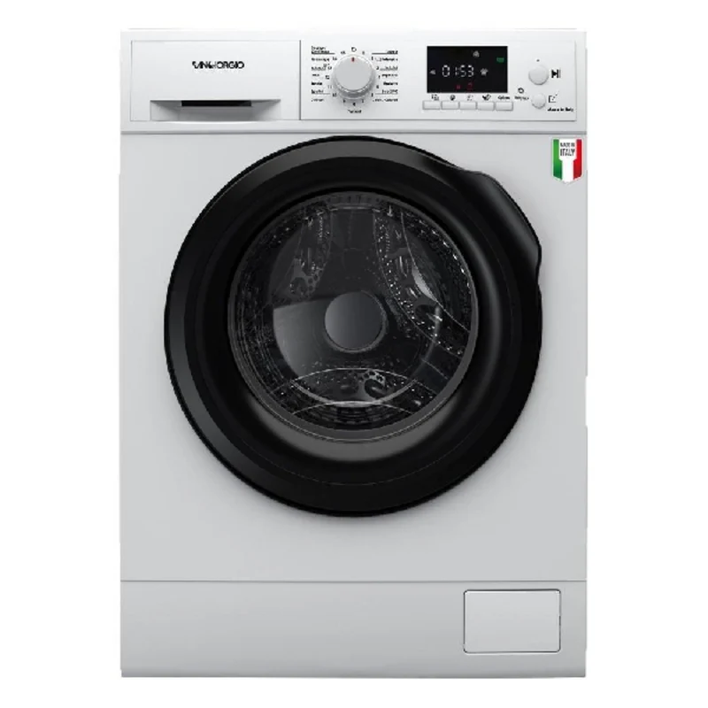 Ⓜ️🔵🔵🔵 SanGiorgio F814DI9 - Lavatrice 8 kg, motore INVERTER, centrifuga max 1400 giri, MADE IN ITALY, GARANZIA 5 ANNI SCHEDA ELETTRONICA, Nuova classe D