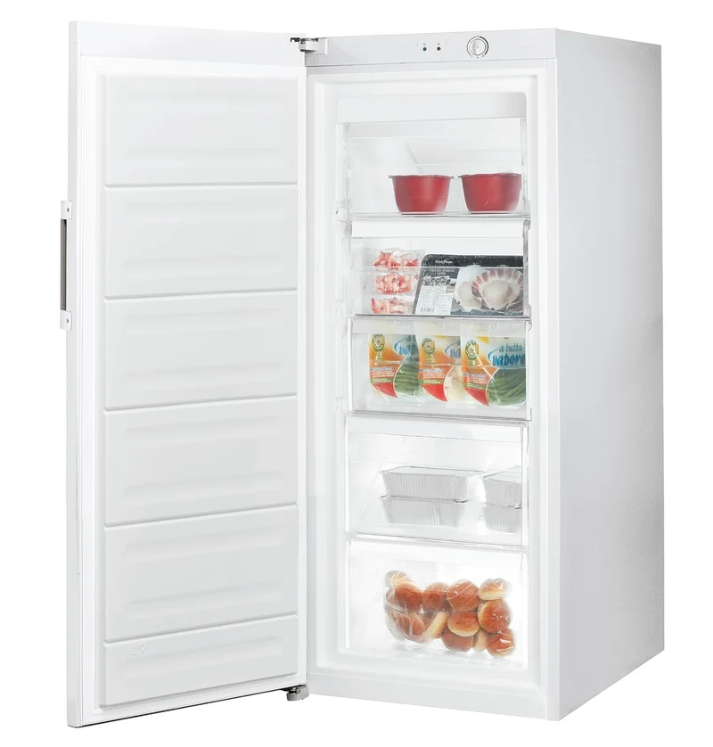 Ⓜ️🔵🔵🔵 Indesit UI4 2 W - Congelatore verticale, libera installazione, bianco, 195 litri totali, Nuova classe E
