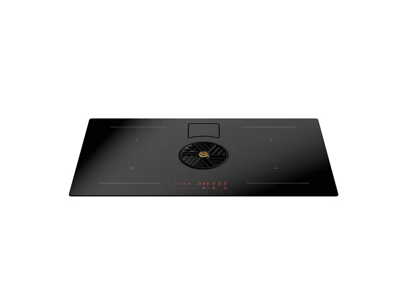 Ⓜ️🔵🔵🔵 BERTAZZONI P804ICH2M30NC - Piano Cottura a Induzione, 80 cm, Nero, Serie Modern, 4 Zone Cottura, Cappa Integrata, Funzione Multi-zone, Nuova classe A