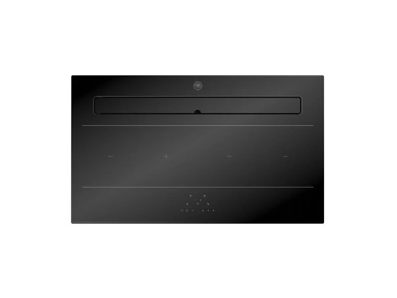 Ⓜ️🔵🔵🔵 BERTAZZONI P904IBH2M30NT - Piano Cottura a Induzione, 90 cm, Nero, Serie Modern, 4 Zone Cottura, Cappa Integrata, Nuova classe A+++