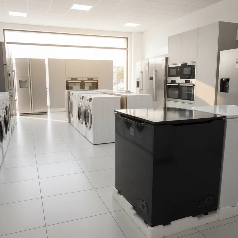 Congelatore a Pozzetto Staylux 150L Porta in Vetro