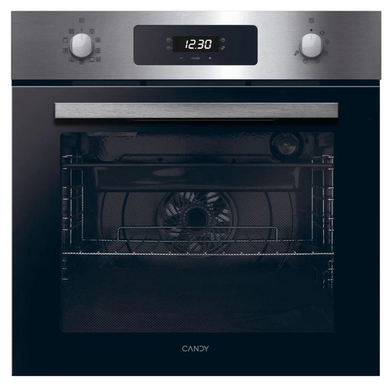 Candy FCM955XRL/CN Forno Elettrico Incasso 70L Pirolitico 9 Funzioni Nero/Inox A