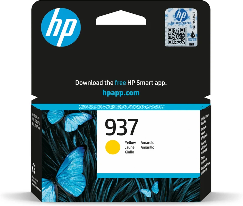 HP Cartuccia 937 Giallo Originale 800 pagine per OfficeJet Pro serie 9000