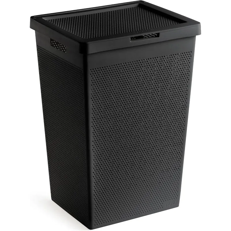 Portabiancheria Bohol 60lt Nero 42,5 × 33,5 × 60 C