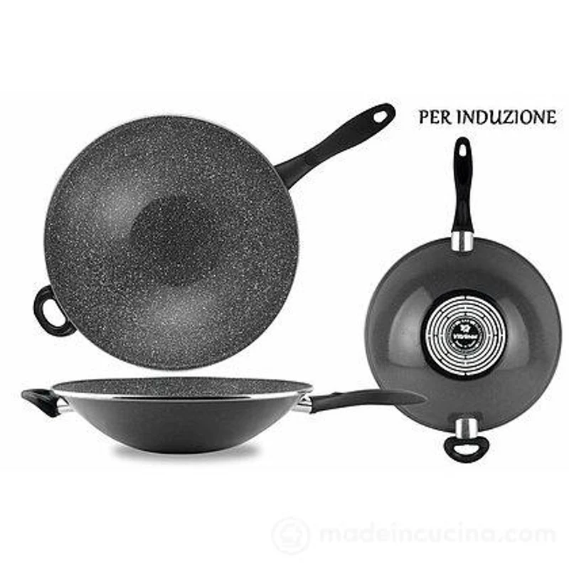 WOK CON MANIGLIA 35
