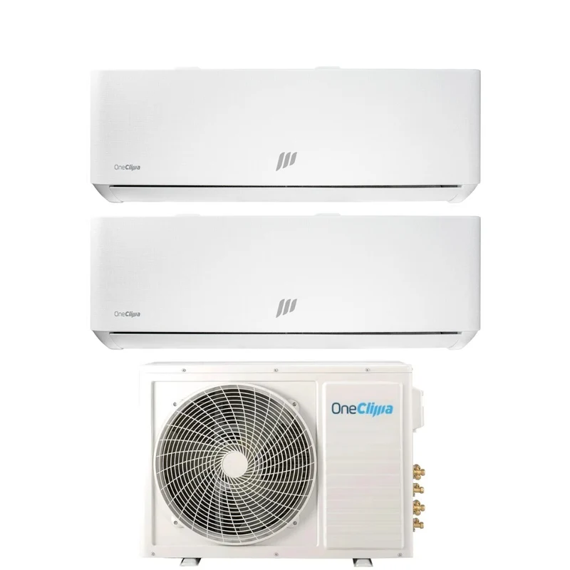 Condizionatore Dual Split OneClima Ultra 9+9 con MLT18x2/Y24 R-32 Wi-Fi Integrato Pannello Telato