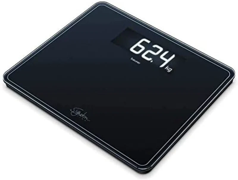 Beurer GS410 SignatureLine Bilancia Pesapersone Elettronica Vetro Nero 200kg 35x30cm