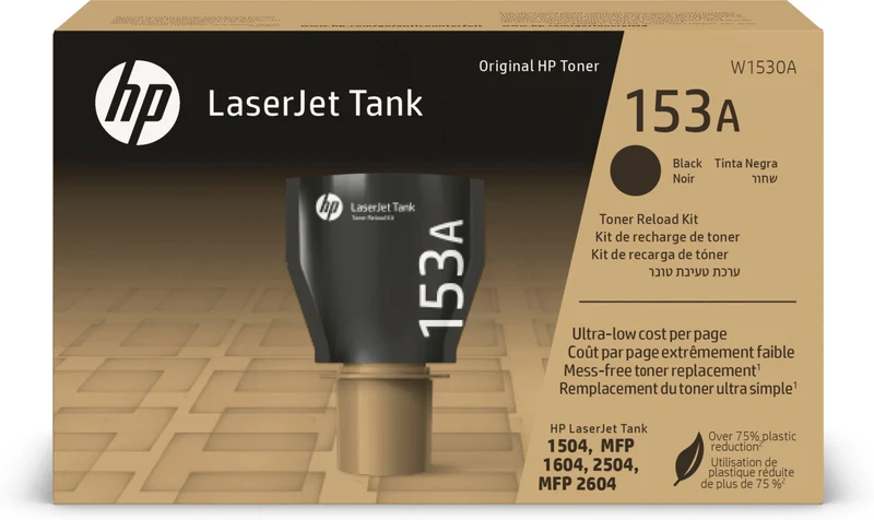 HP Kit di Ricarica Toner Originale LaserJet Tank 153A Nero 2500 Pagine