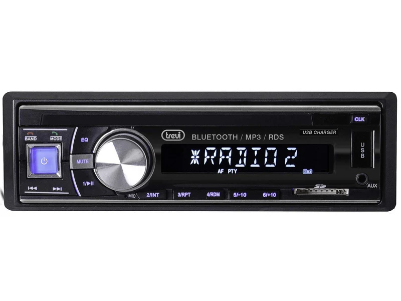Trevi Autoradio SCD 5702 BT 30W Bluetooth USB SD AUX-IN USB Fast Charge Nero