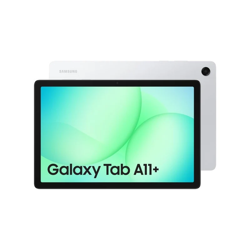 Samsung Galaxy Tab A11+ 5G Tablet 11" LCD 90Hz, MediaTek Octa-Core, 6GB RAM, 128GB, 8MP, Android One UI 8, Argento
