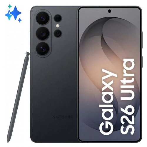 Smartphone Samsung Galaxy S26 Ultra 5G, 17.5 cm (6.9"), Snapdragon 8 Elite, 12 GB di RAM, 256 GB, fotocamera da 200 MP, nero
