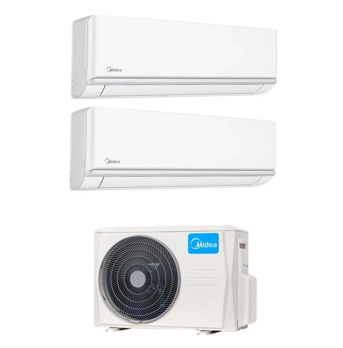 Condizionatore Dual Split Midea Elegance 18+18 con M4O-36FN8-Q R-32 Wi-Fi Optional