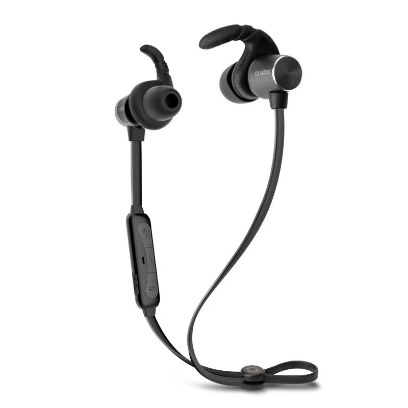 SBS Auricolari Bluetooth In-ear Sportivi TEEARBT501K Nero Impermeabili 5h Autonomia