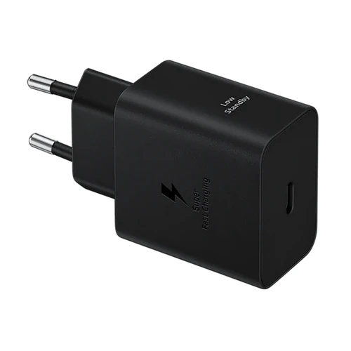 Alimentatore Samsung EP-T4511 da 45 W, USB-C/USB-C da 1.8 m, tensione regolabile, PPS, protezione da sovraccarico.