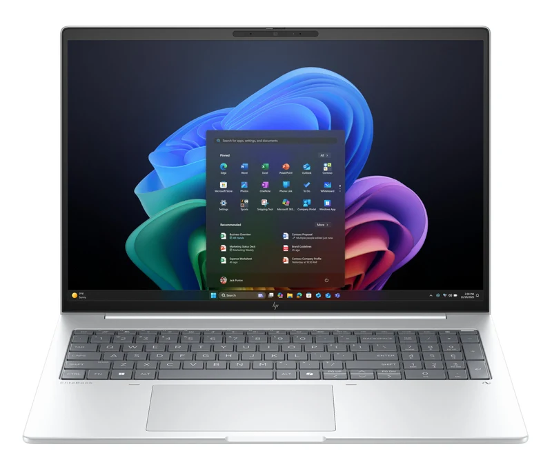 HP EliteBook 8 G1i Notebook 16" Intel Core Ultra 7 266V 16 GB RAM LPDDR5x Intel Arc Graphics 140V Wi-Fi 7 Windows 11 Pro Blu