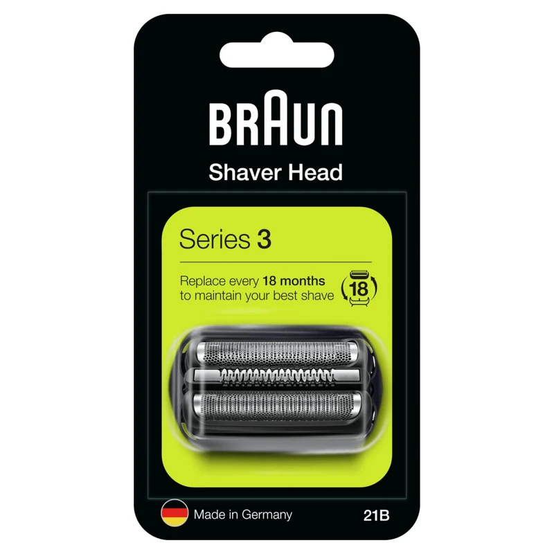 Braun Series 3 21B Testina di Ricambio per Rasoi Elettrici