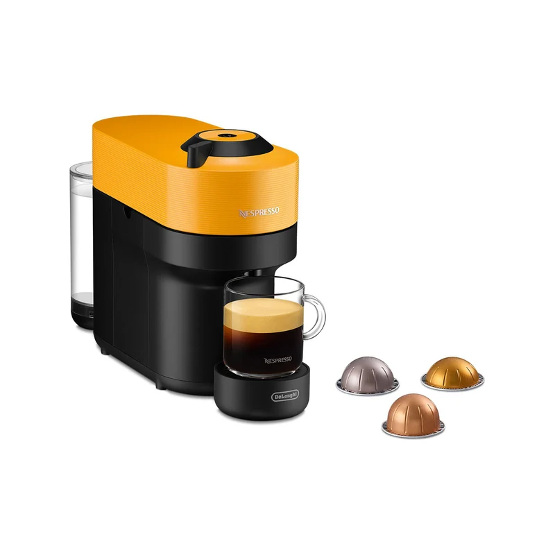 De'Longhi Vertuo Pop ENV90.Y Macchina Caffè a Capsule Nespresso Nero Giallo