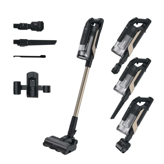 Hoover Scopa Elettrica Senza Filo HF610P 011 HF6 Turbo Sense 250 AW 660W 0,7L Batteria 21,6V 100 min Filtro EPA Senza Sacco