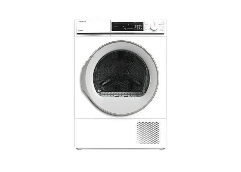 SHARP KD-NHA8S6GW21-BX Freestanding Tumble Dryer 8 kg A++ with Heat Pump Technology