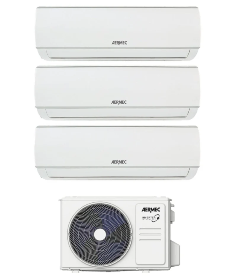Condizionatore Trial Split Aermec SGE 9+9+9 con MGE830 R-32 Wi-Fi Optional