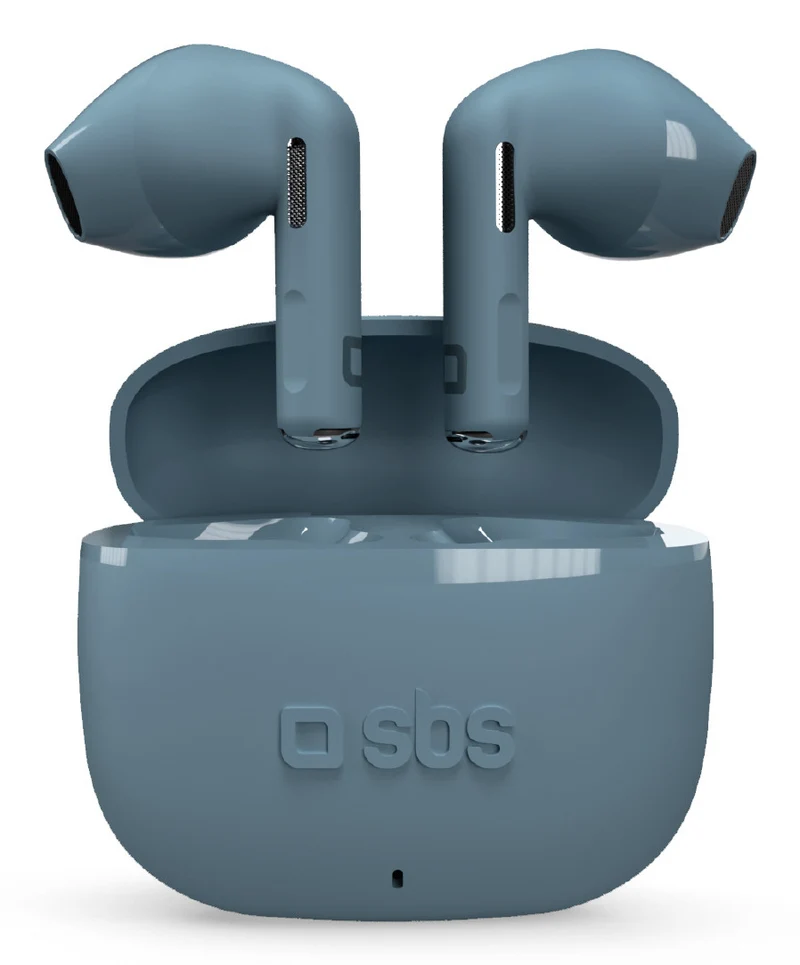 SBS Auricolari True Wireless Bluetooth 5.0 Verde per Musica e Chiamate con Custodia