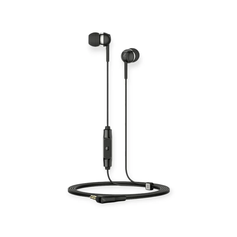 Sennheiser CX 80S Cuffie In-ear Nero con Comandi Smart - Auricolari