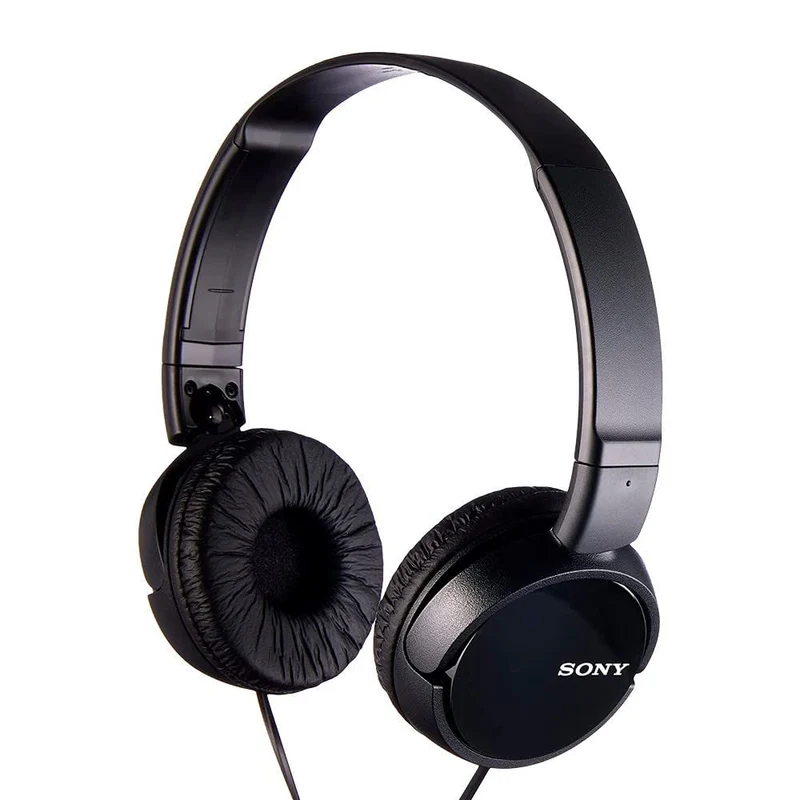 Sony MDR-ZX110 Cuffie On-Ear Cablate Nero con Driver Neodimio 30 mm