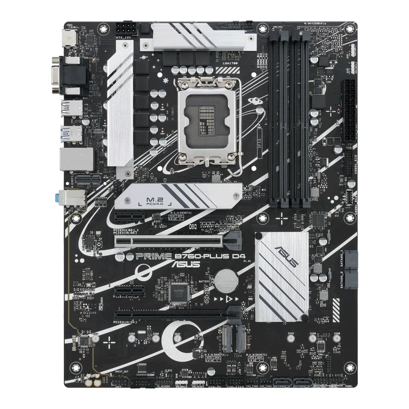 ASUS PRIME B760PLUS D4 Scheda Madre ATX Intel B760 LGA 1700 DDR4 PCIe 5.0