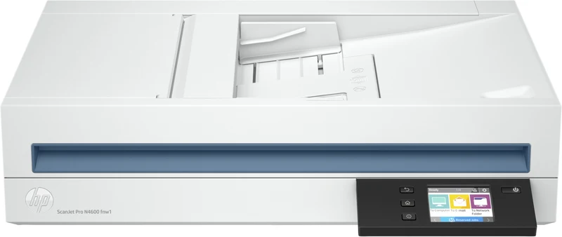 HP Scanjet Pro N4600 fnw1 Scanner Piano e ADF Fronte/Retro 1200 DPI Wi-Fi Bianco