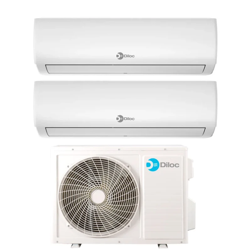 Condizionatore Dual Split Diloc Ionio 12+18 con D.FREEDOM360 R-32 Wi-Fi Integrato