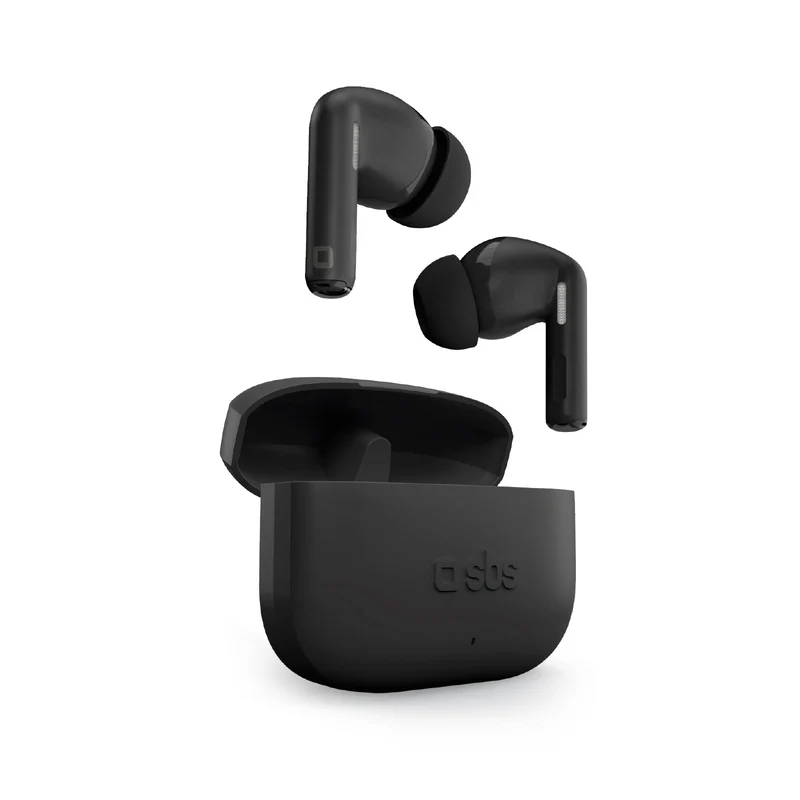 SBS Auricolari TWS In-Ear Spike Twin TEEARTWSSPIKEK Bluetooth Touch 16h Nero