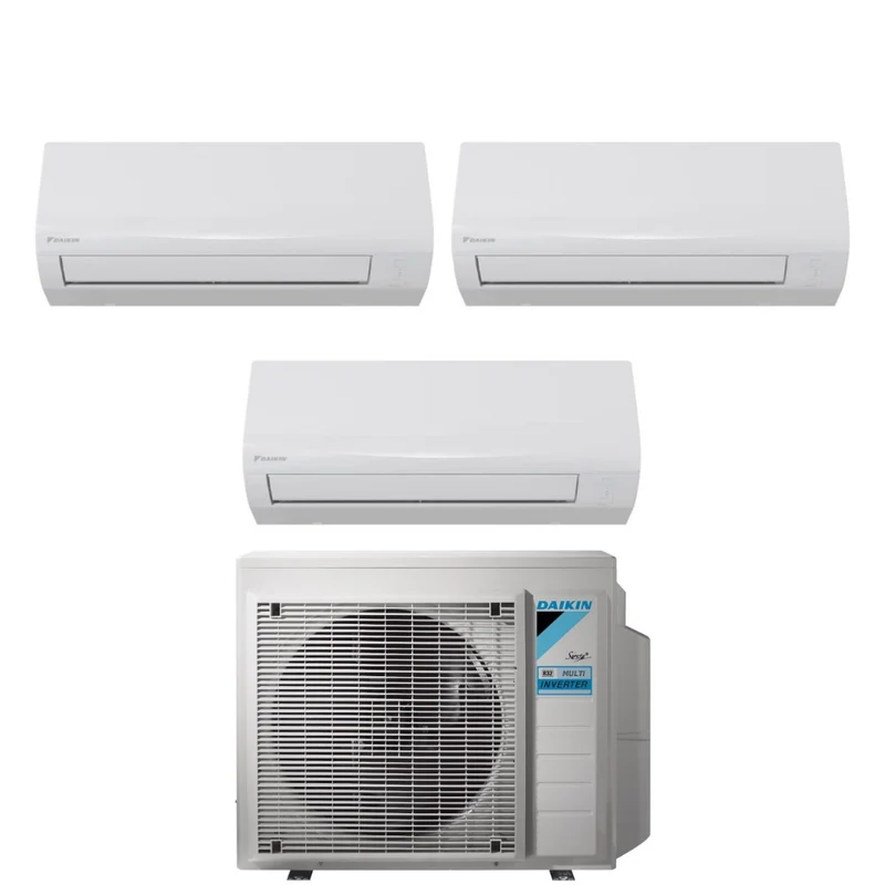 Condizionatore Trial Split Daikin Sensira 9+9+9 con 3MXF68A R-32 Wi-Fi Optional