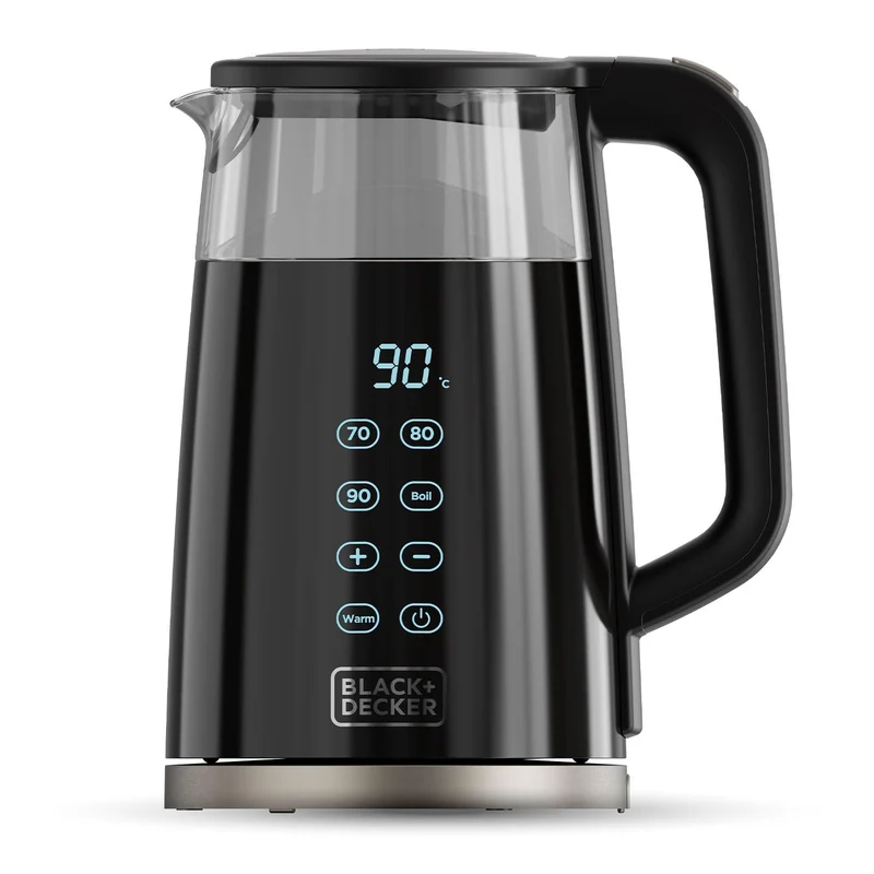Black+Decker Bollitore Elettrico BXKE2206E 1,7L 7 Livelli Temperatura Nero