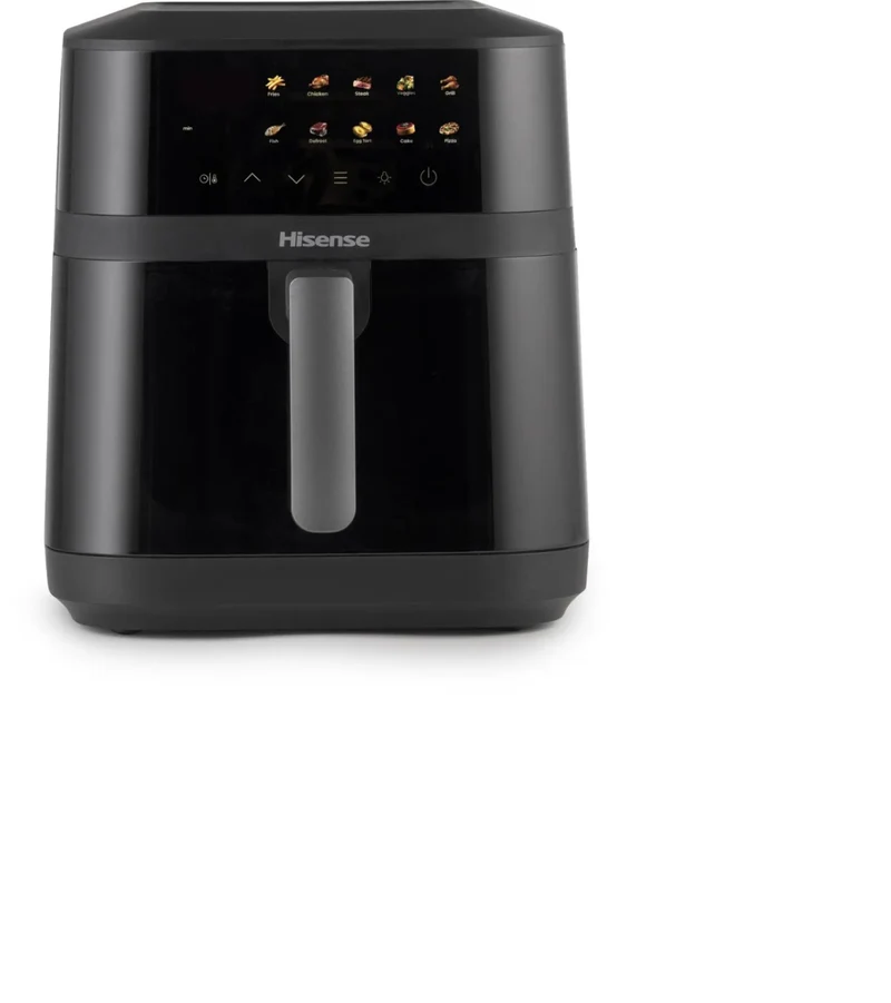 Hisense Friggitrice ad Aria HAF1800DCD 6.3 L 1800W 10 Programmi Touch Display Nera
