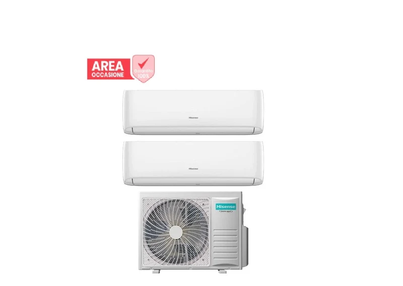 AREA OCCASIONI 5011 Condizionatore Dual Split Hisense Hi-Comfort 12+12 con 3AMW62U4RJC R-32 Wi-Fi Integrato