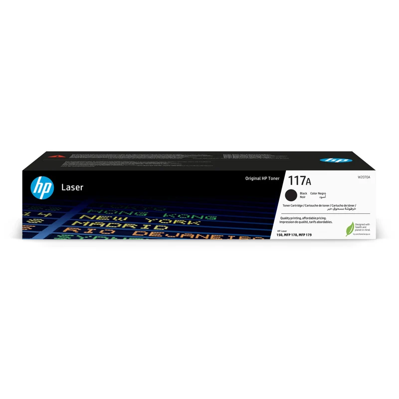 HP Toner originale 117A nero 1000 pagine per HP Laser 150/178/179 (W2070A)