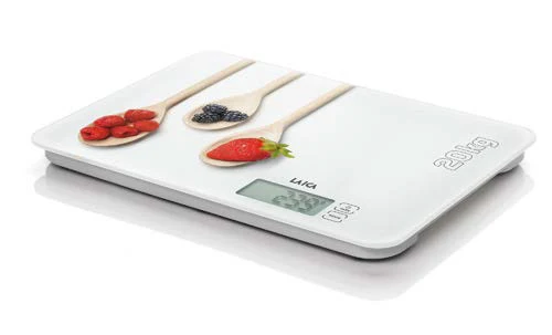 Laica Bilancia da Cucina Elettronica KS5020 Bianco 20kg Precisione 1g TouchSensor