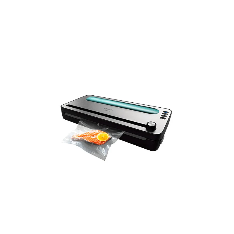 Cecotec SealVac 120 SteelCut Macchina Sottovuoto Solo Sigillatura 750mbar 120W Nero